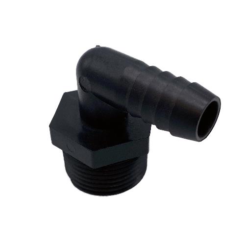 Plastic Sprayer Elbow 1/2" BSP Male Thread to 1/2" Hose Connection 13mm 