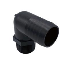 3/4" MPT x 1" HB 90 Degree Poly Elbow