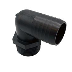1" MPT x 1" HB 90 Degree Poly Elbow
