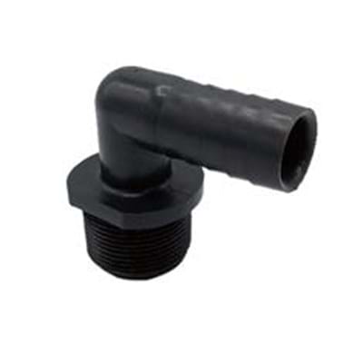 1-1/4" MPT x 1" HB 90 Degree Poly Elbow