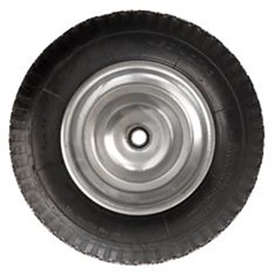 4.80/400 x 8 TT Tire Stud 2-PLY 3" Symmetrical Silver Wheel 