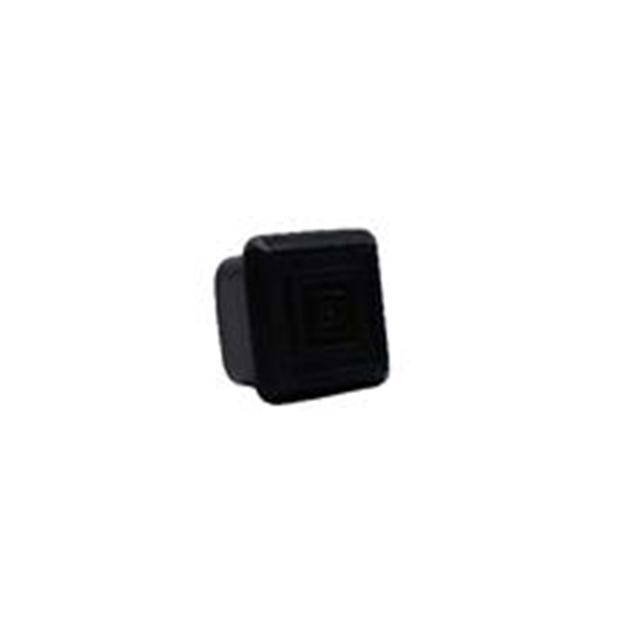 Plastic Square Cap Plug 1" x 14 GA