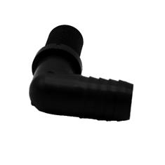 11/16" MPS x 5/8" HB Nozzle Body with 90 Degree Elbow