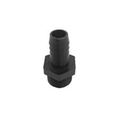1/2" MPT x 1/2" HB Hose Barb Poly 