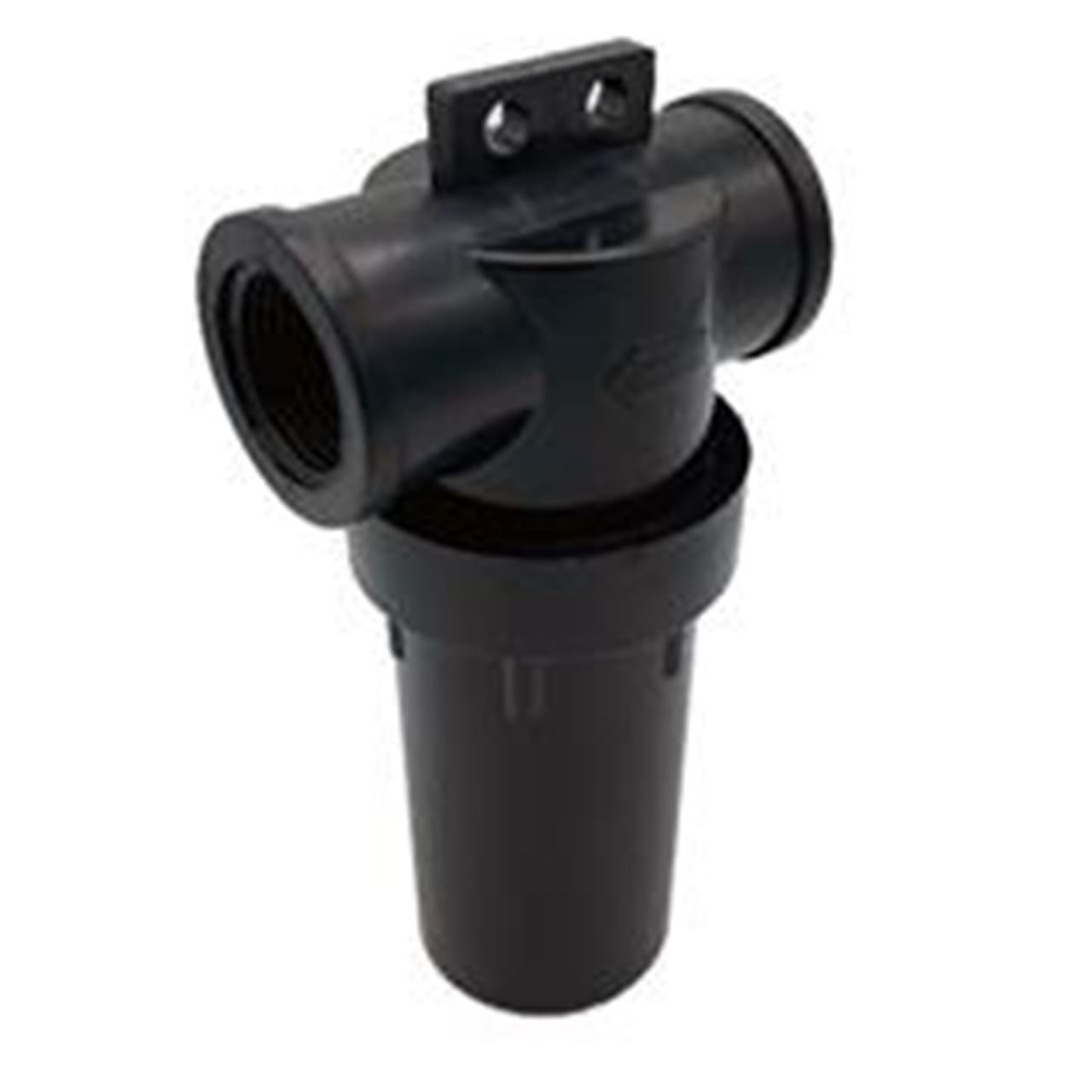 1" Black Nylon 40 Mesh Screen Strainer  