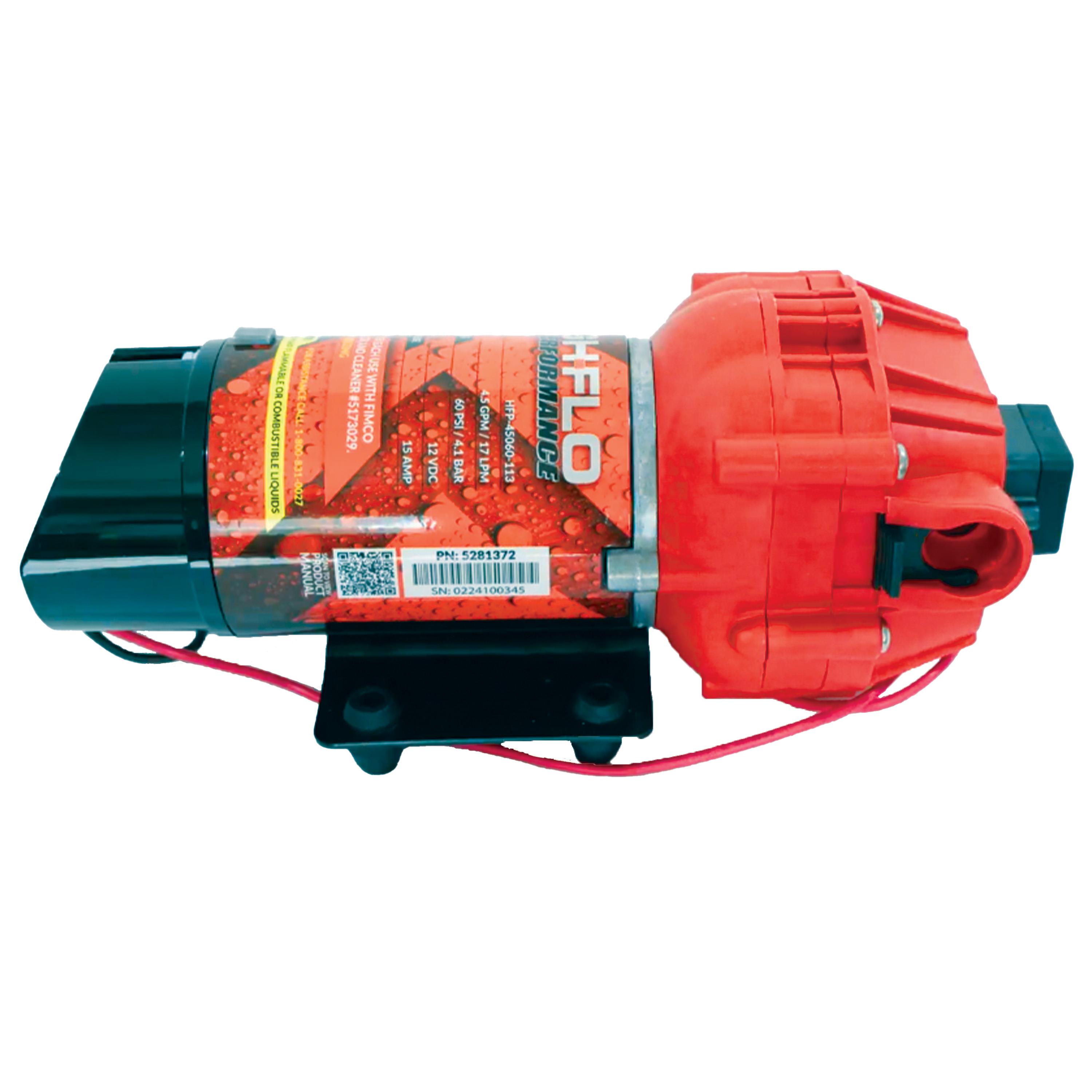 High Flo High Performance 12 Volt Sprayer Pump 4.5 GPM 60 PSI