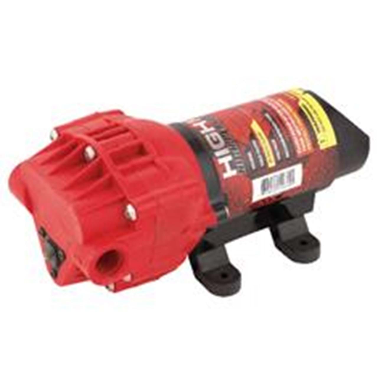 High Flo High Performance 12 Volt Sprayer Pump 2.4 GPM 60 PSI Bypass