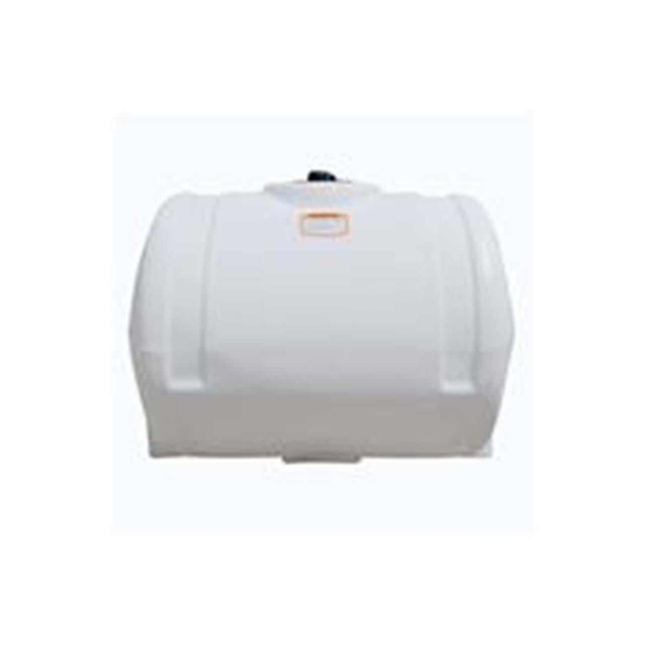 110 Gallon Round Horizontal Tank White 30" x 44" x 38"