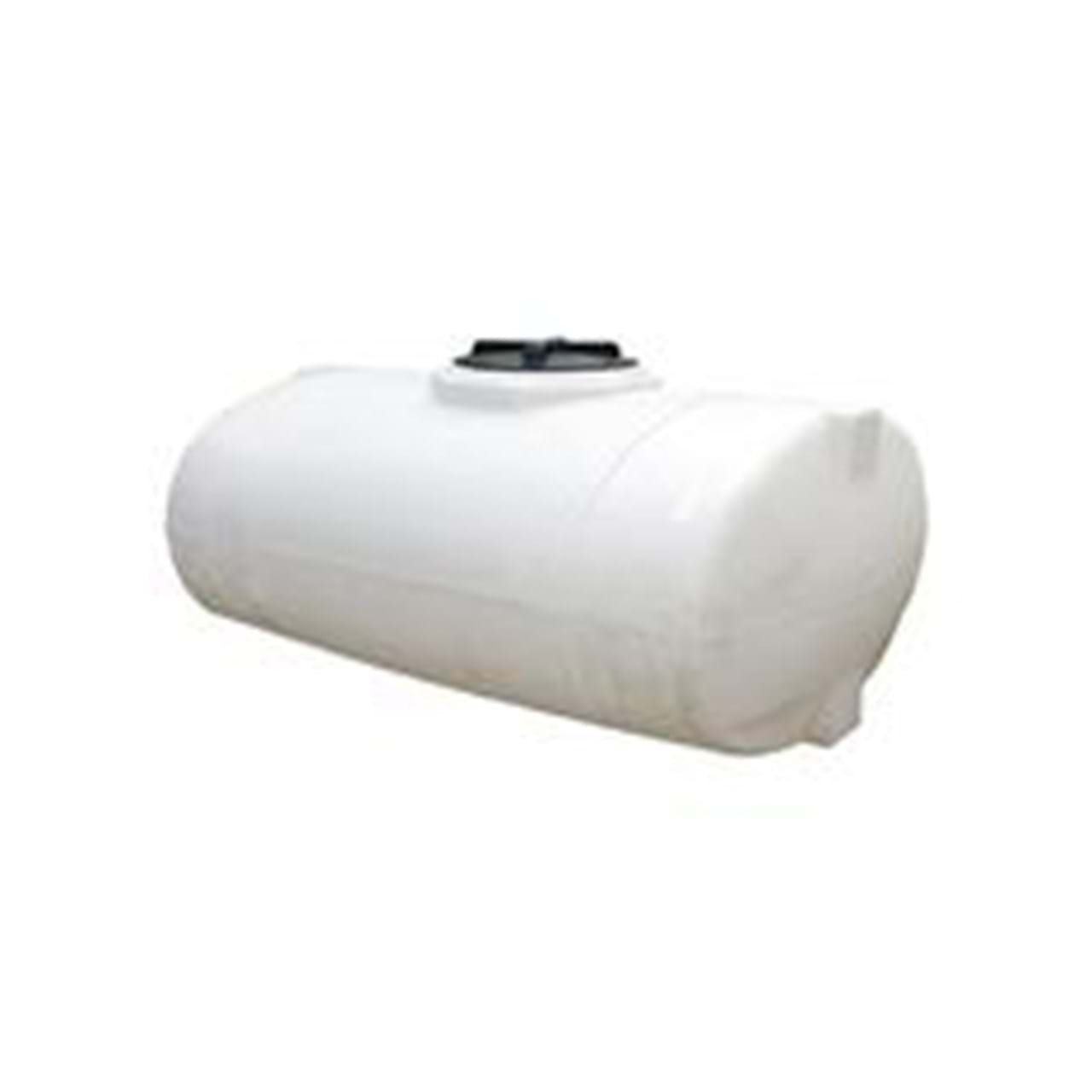 300 Gallon Elliptical Horizontal Tank White 48" x 70" x 36"