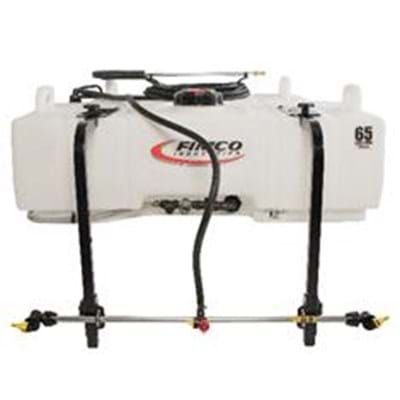 FIMCO 65 Gallon UTV Sprayer 4.5 GPM 3 Nozzle Broadcast Boom