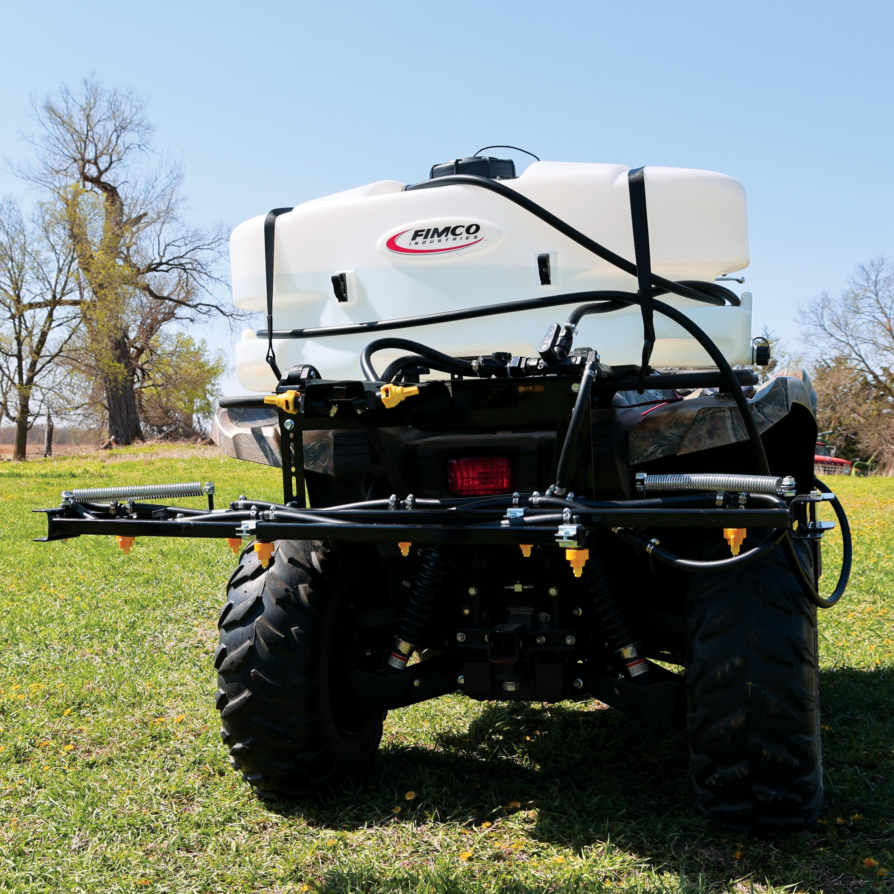 FIMCO 25 Gallon 12 Volt Dual Boom ATV Sprayer w/ 7-Nozzle and