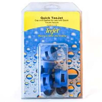 TeeJet 25608-4-NYR Cap and Gasket Blue 4 pack