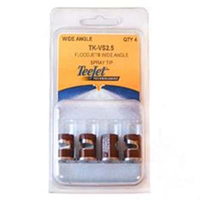 TeeJet TK-VS2.5 FloodJet Tip - Brown 4 Pack