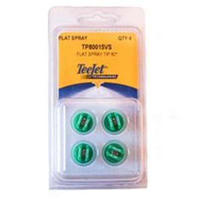 TeeJet 80015VS Flat Fan VisiFlo Spray Tip 4 Pack