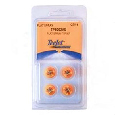 TeeJet 8002 Flat Fan VisiFlo Spray Tip 4 Pack