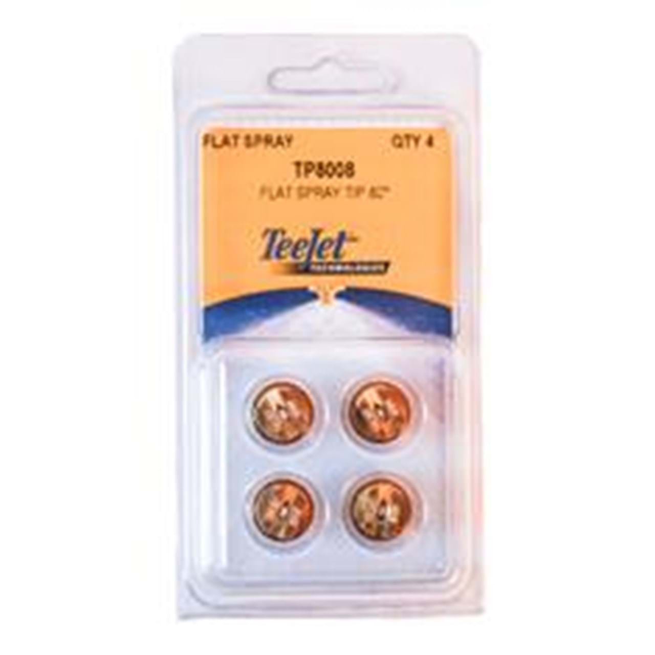 TeeJet 8008 Flat Fan Brass Spray Tip 4 Pack