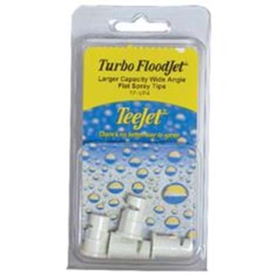 TeeJet Turbo FloodJet VP Tip White 4 Pack