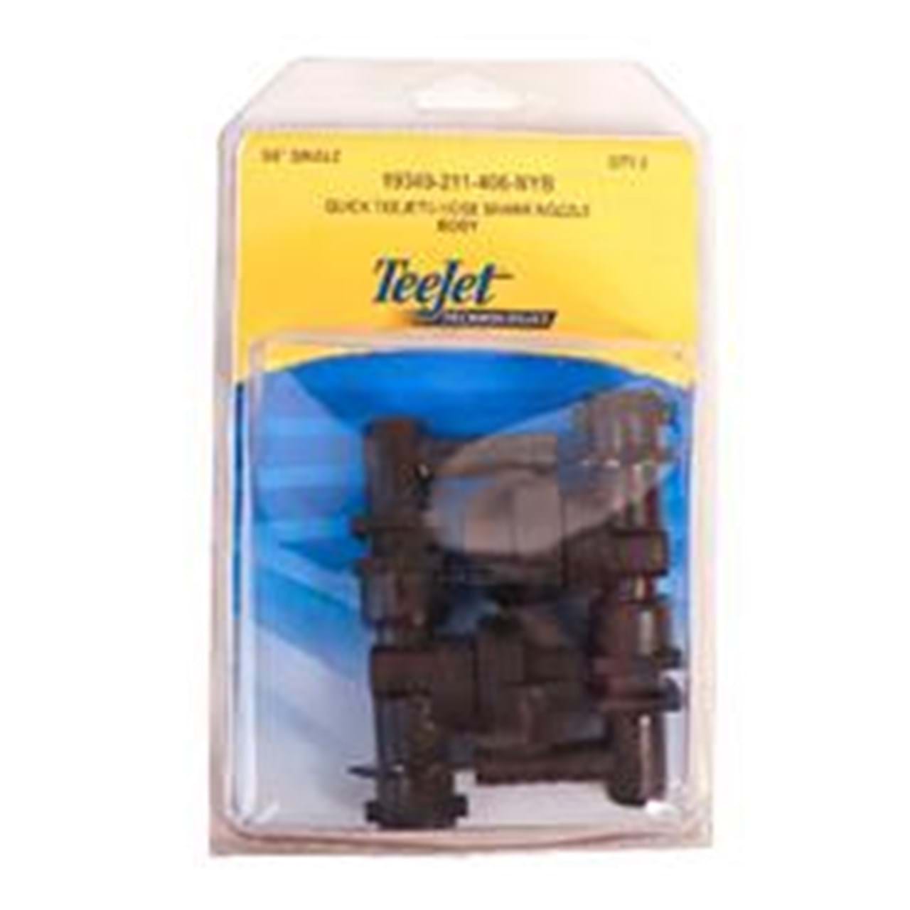 TeeJet 3/8" Diaphragm Check Single Nozzle Body 2 Pack